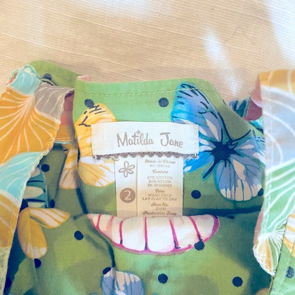 Matilda Jane Beautiful Parade Elephant Apron Dress sz. 2 - Picture 4 of 9